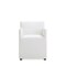 Manhattan Comfort Anna Square Faux Leather Dining Armchair in Cream DC058AR-CR - alternate 1